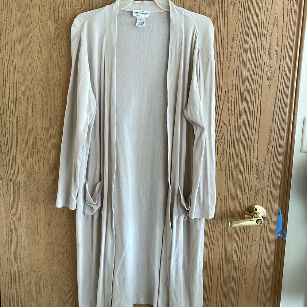 For The Republic Ribbed Cardigan